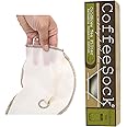 CoffeeSock DIY ColdBrew Tea Filter (1/2 gallon) - The Original Reusable Coffee Filter- GOTS Certified Organic Cotton Reusable Tea Filters.