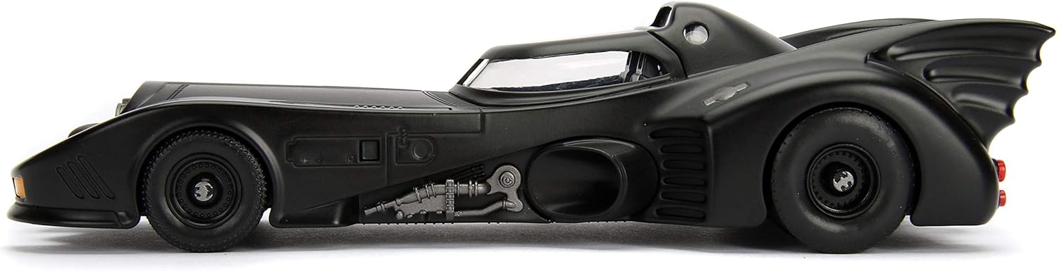 Jada JA30874 1:24 BNC 1989 Batmobile with Figure, Noir/Rouge, One Size, Noir/ Rouge - Image 5