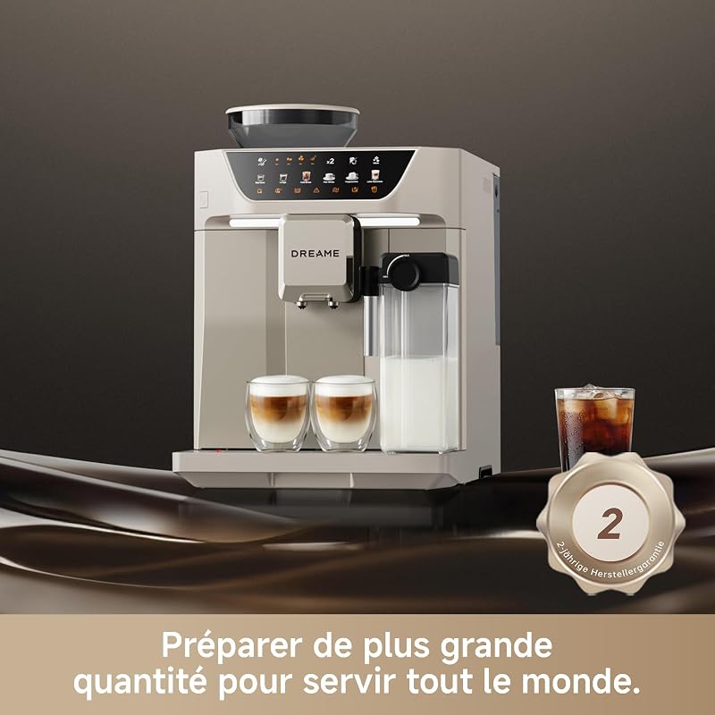 Ecceluxe Master Machine à expresso automatique, Cold Brew 1 Touche