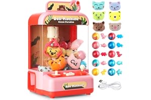 BESSOME Candy Mini Claw Machine for Kids|Bear Toys for Girls 8-10|2023 Christmas Best Gifts Ideas for 4 5 6 7 Year Old Girls and Teens|Unique Christmas Birthday Gifts for Kids 8-12 and Teenage Girls