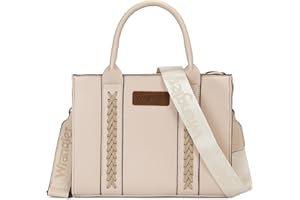 Wrangler Tote Bags for Women Top-handle Handbags and Purse for Women with Adjustable Strap
