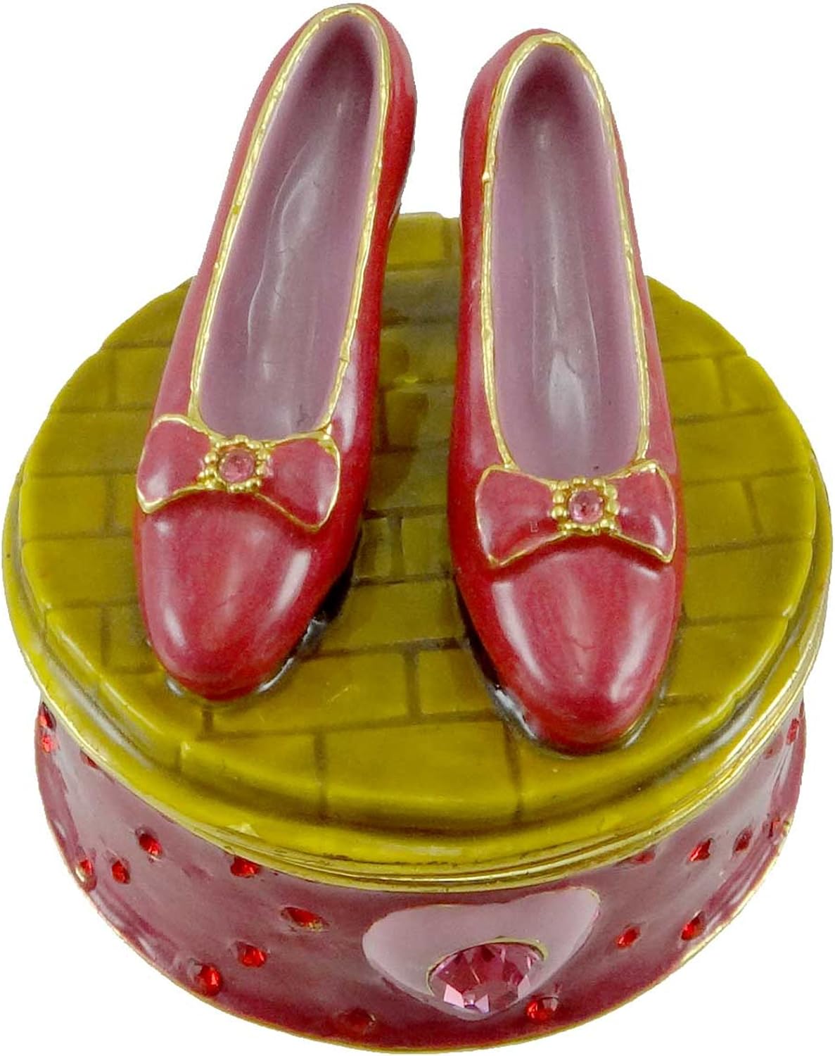 Dept. 56 de el mago de Oz Ruby Zapatillas Jeweled caja: Amazon.es: Juguetes y juegos
