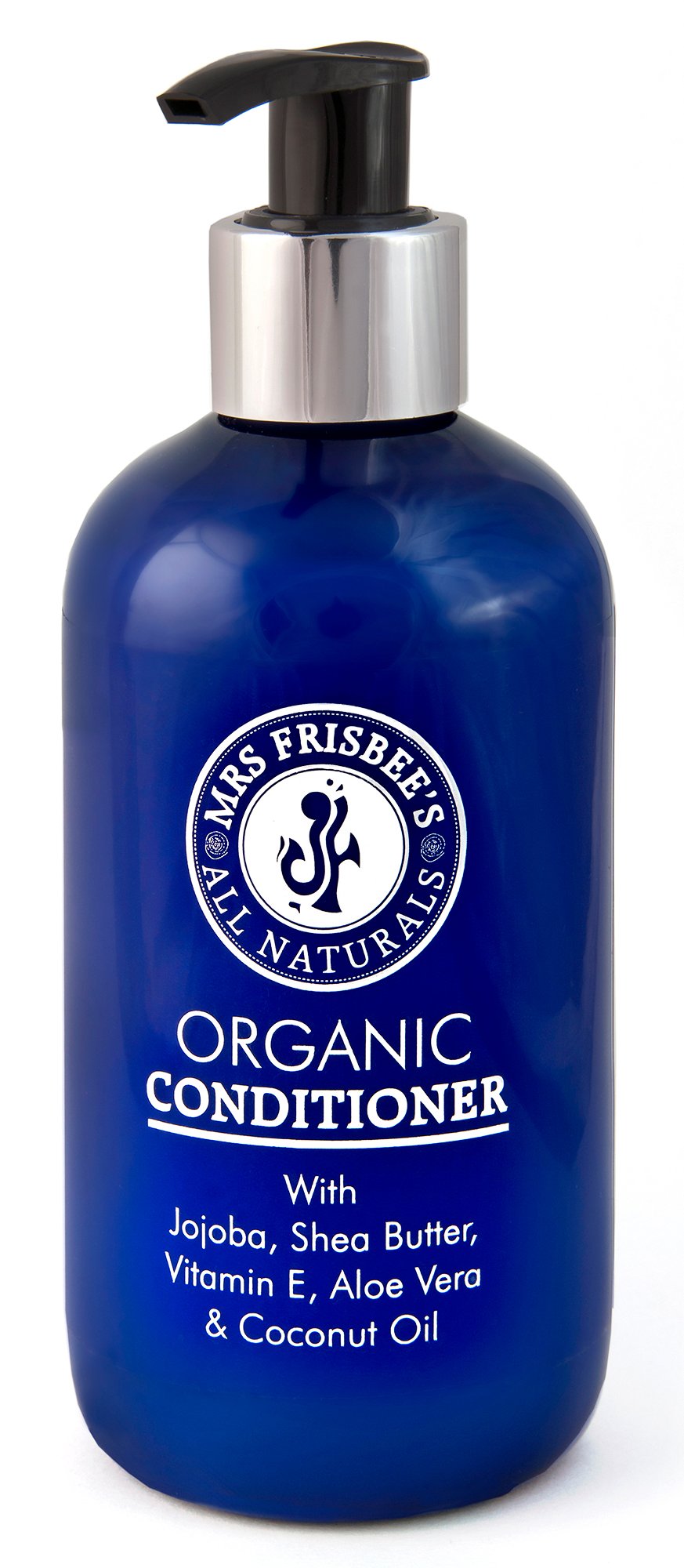 Organic Hair Conditioner with Jojoba, Shea Butter and Aloe Vera/Fragrance-free/Formulated for use on Sensitive Skin