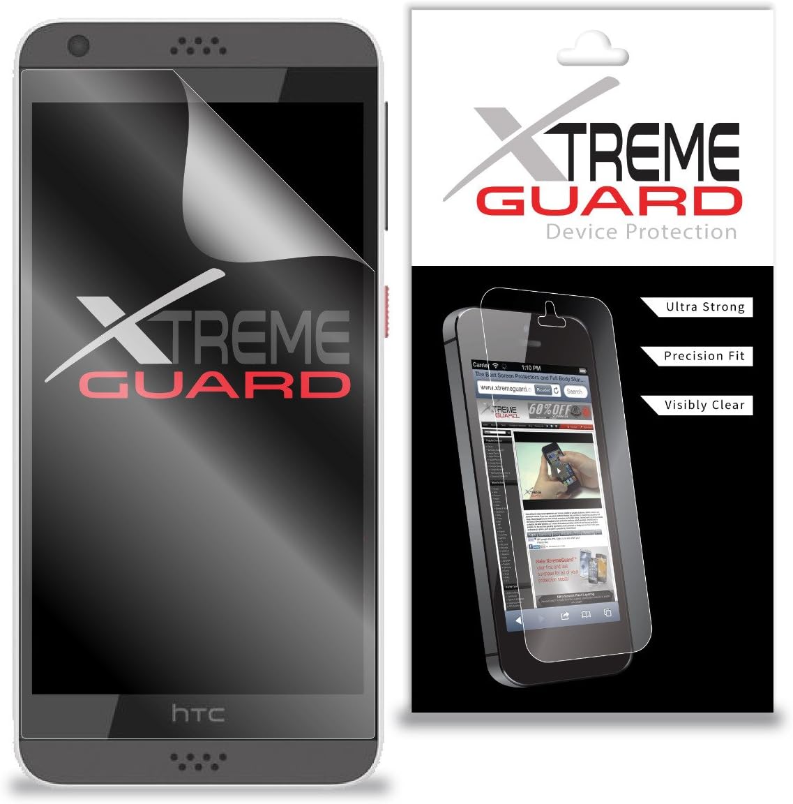 Premium XtremeGuard Screen Protector Cover for HTC Desire 530 (Ultra Clear)