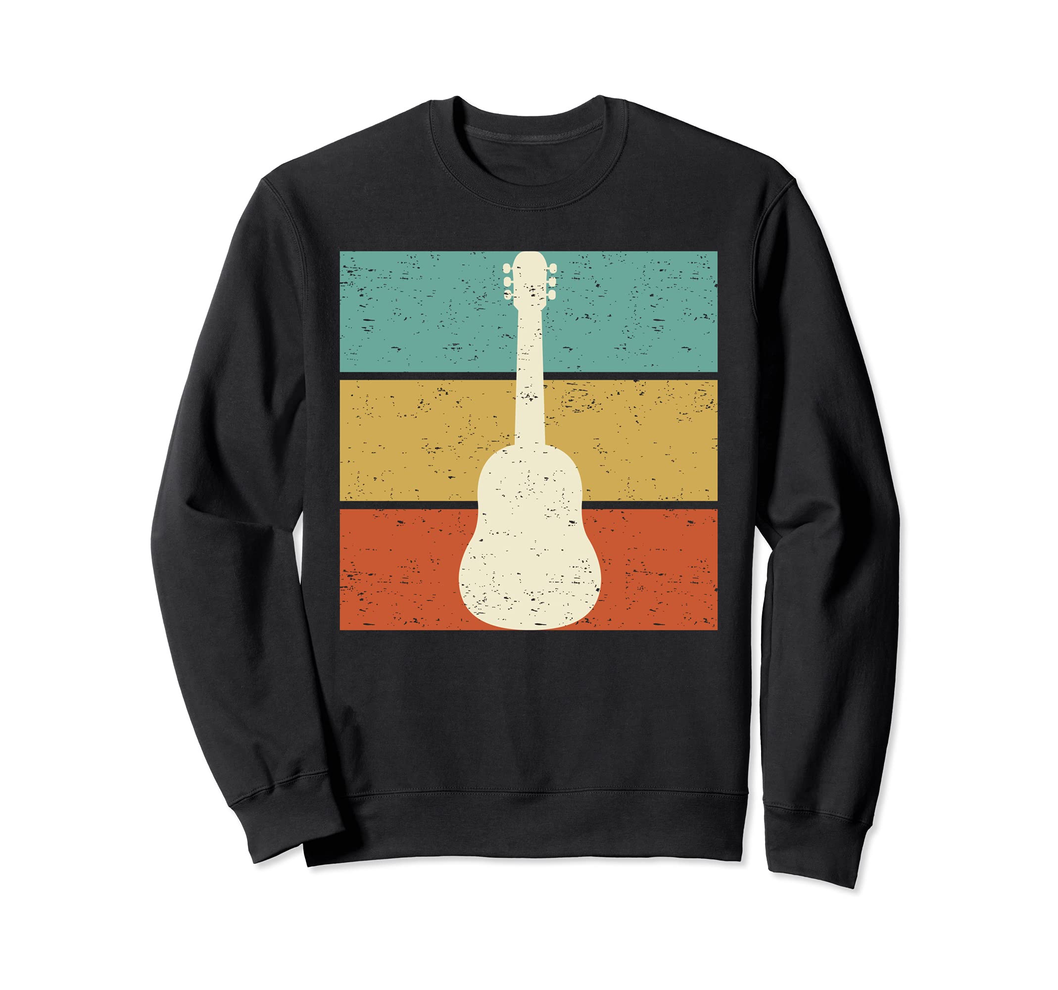 Vintage Guitar Player Design Guitarist I Acoustic Guitar Sweatshirt
