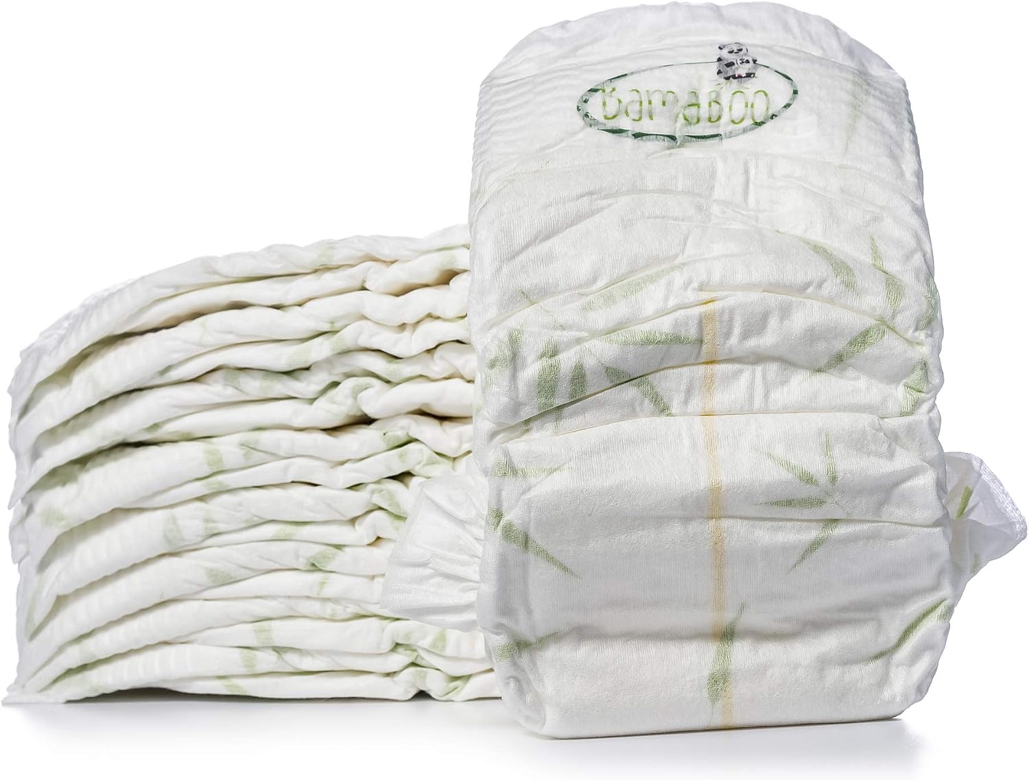 Mama Bamboo Couches écologiques biodégradables Taille 2 Bambou de Luxe sans chlore Hypoallergénique, White, Size 2 (Pack of 30) - Image 4