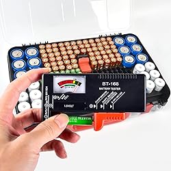 Battery Storage Organizer Case Holder Box with
