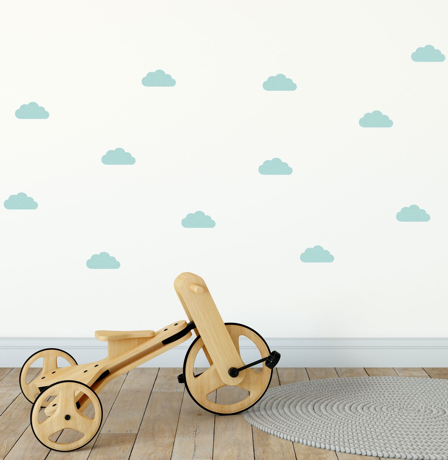 Cloud wall stickers | Mini and regular size | Lots of colours options | Perfect for a baby's nursery or child's bedroom