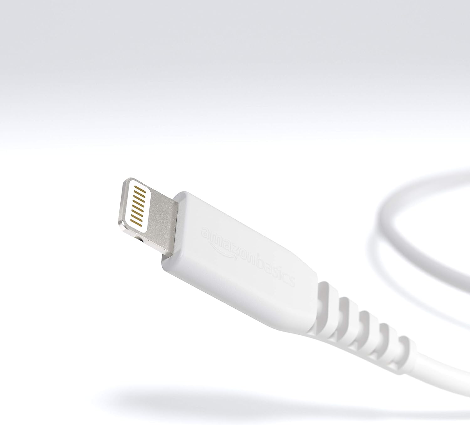 Basics MFi-Certified Lightning to USB A Cable for Apple iPhone and iPad - 6 Feet (1.8 Meters) - White