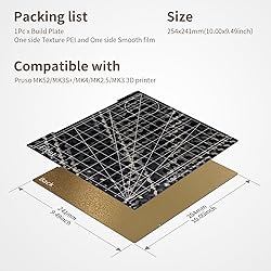 Upgrade Build Plate 254x241mm Spring Steel