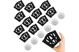 JOEWUZUN 12 Packs Training Glove for Baseball & Softball- Glove Softball & Baseball Training Equipment with 6 Balls- Lightweight Web Gloves for Kids, Teens and Adults Family Games Practice Hand-Eye