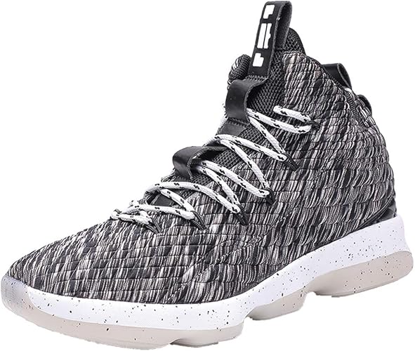 Amazon M V バスケットシューズ 男女兼用 通気 ハイカットバッシュ軽量 ランニング運動靴 快適で フィットネス スニーカー 滑り止め ウォーキングシューズ ファッション スポーツシューズ M V バスケットボール