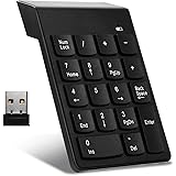 Daijianbin Kabelloser Bluetooth-Ziffernblock - 22 Tasten Für Laptop & PC | Schlank & Tragbar