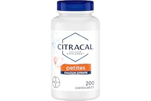 Citracal Calcium Citrate + D3 Petites Tablets - 200 ct, Pack of 3