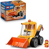 LEGO City Rides – Construction Loader Building Toy for Kids - Pretend Play Set for Boys & Girls, Ages 5+ - Construction Toy W