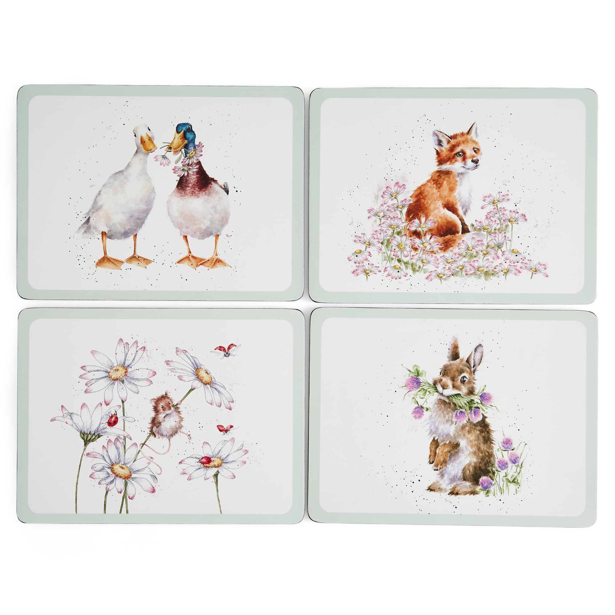 Wrendale Designs Wildflowers Placemats Set of 4