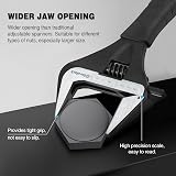 DURATECH 10-Inch Adjustable Wrench Wide Jaw 50mm Cr-V Steel SAE/Metric view 5
