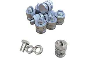 DKAIKAI Split Bolt Joint Clamp Wire Connectors - 10 Pack Aluminum Clamps with Grip Teeth for 12-17 Gauge Bare Wires。