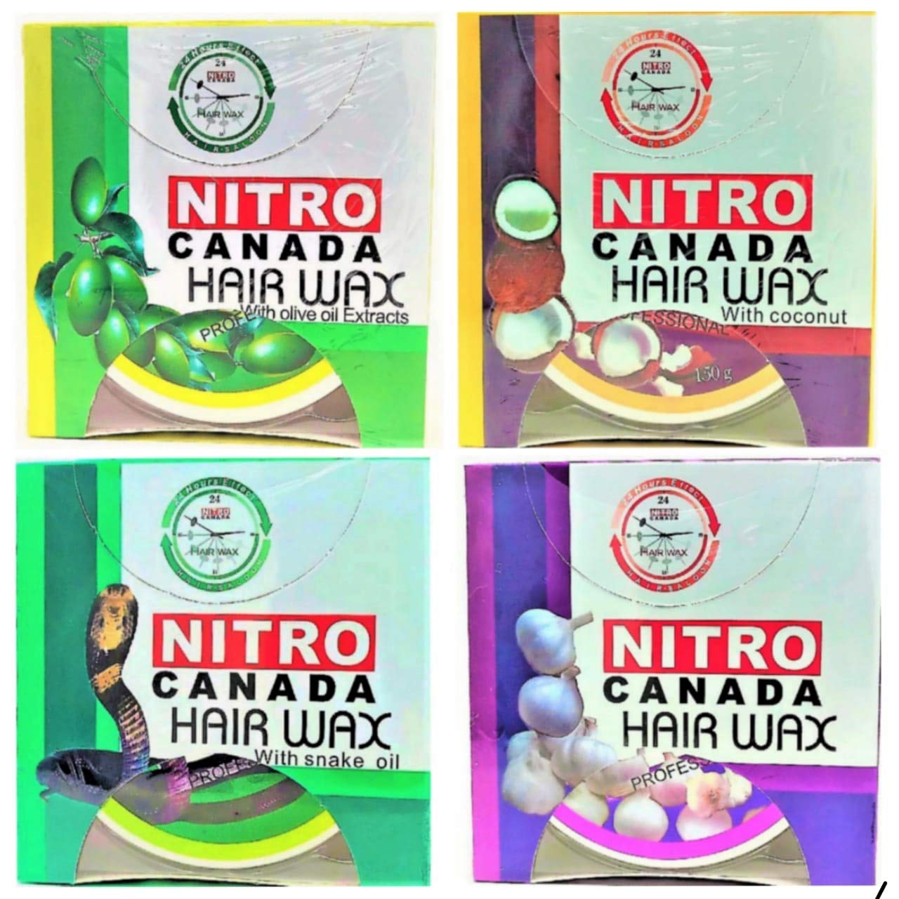 Buy Nitro Canada Hair Wax With All Flavour Original 4 Pcs Online