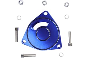 NATURE BOUNDARY Blow Off Valve Plate BOV Spacer Adapter Compatible with Honda Civic 1.5T Coupe 2015-2021 (Blue)