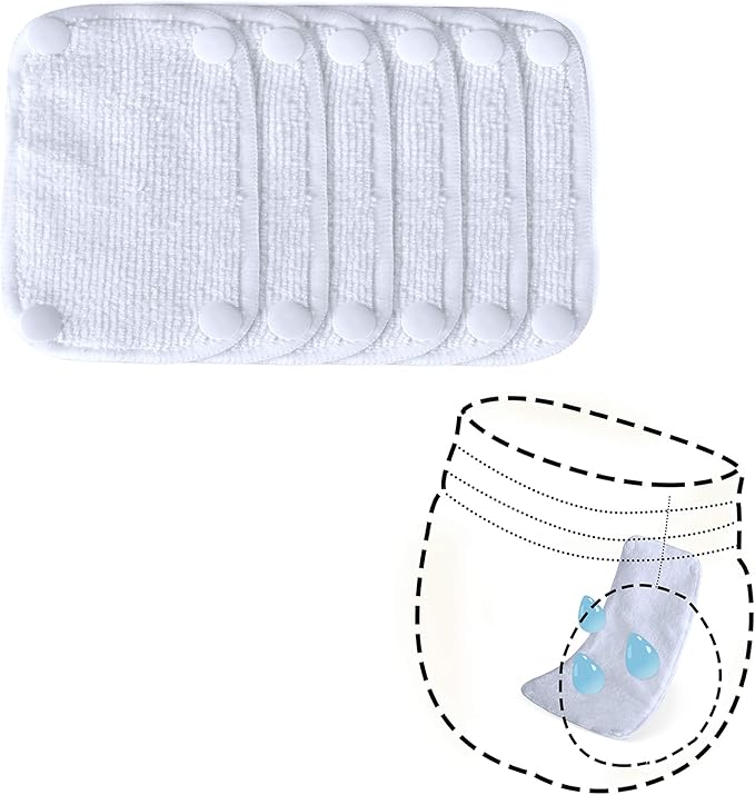 Teamoy Female Dog Diaper Pads, Reusable Doggie Diaper Wraps Liner Pads