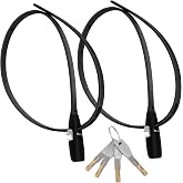ZSLUO Zip Tie Lock &mdash; 4 Universal Keys, 30-Inch Adjustable Bike Lock（2 Sets）
