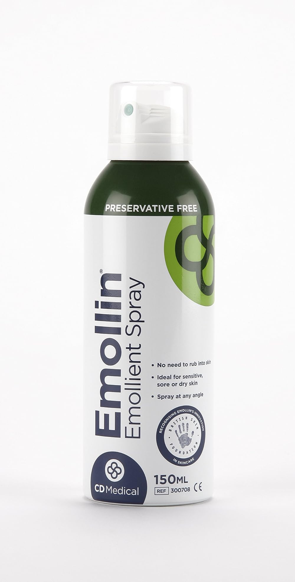 Emollin Spray On Emollient Ointment 150ml Dry Sensitive Skin Eczema Psoriasis