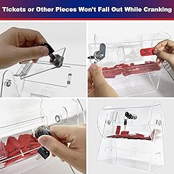 Acrylic Raffle Drum, Clear Raffle Ticket Drum