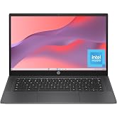 HP Chromebook 14 inch Laptop, HD Display, Intel N100, 4 GB RAM, 64 GB eMMC, Intel UHD Graphics, Chrome OS 14a-nf0000nr (2024)