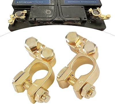 Techfection Car Battery Connectors Leisure Terminals Clamps Set