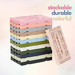 Collapsible Storage Box, Foldable Crate Organizer