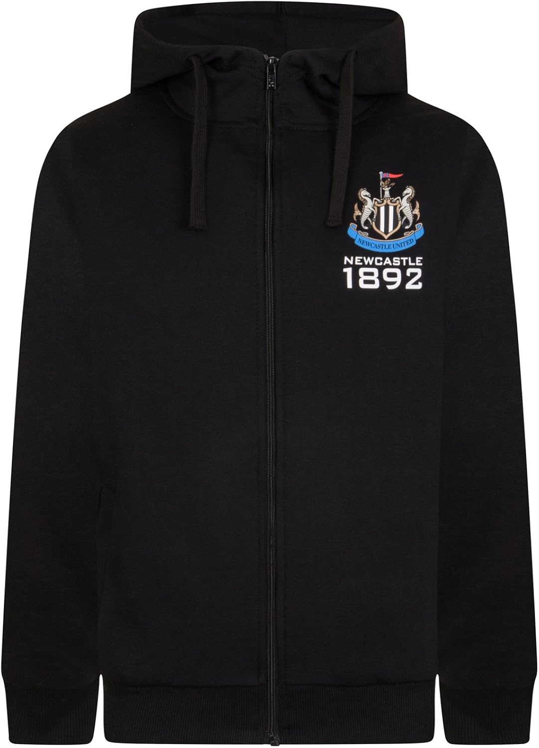 Newcastle United Football Club Official Soccer Gift Mens Fleece Zip Hoody At Amazon Men S Clothing Store