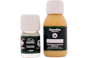 Rubio Monocoat SheenPlus 19 m² | 0% VOC Satin Look Sheen Enhancer & Wood Finish for Interior Surfaces, Furniture, Floors, Cou