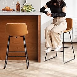 HeuGah Counter Height Bar Stools Set of 2, Counter