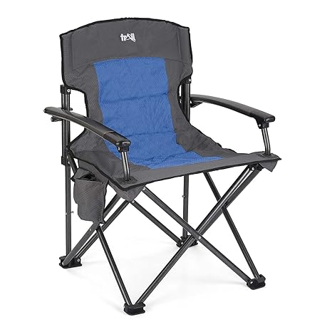 kestrel deluxe padded folding camping chair