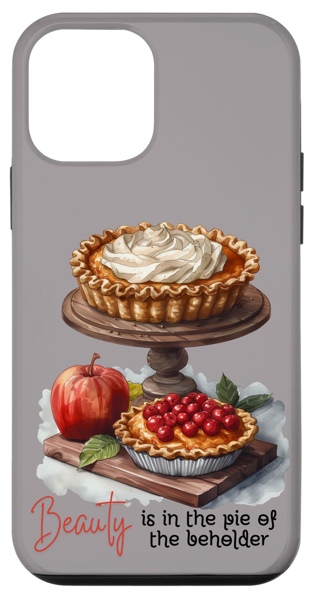 iPhone 12 mini Harvest Beauty is in the Pie of the Beholder Cute Fall Humor Case