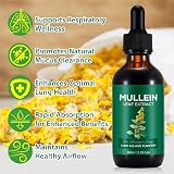 Vortexonix Mullein Drops for Lungs 2.02 fl oz Mullein Leaf Extract view 5