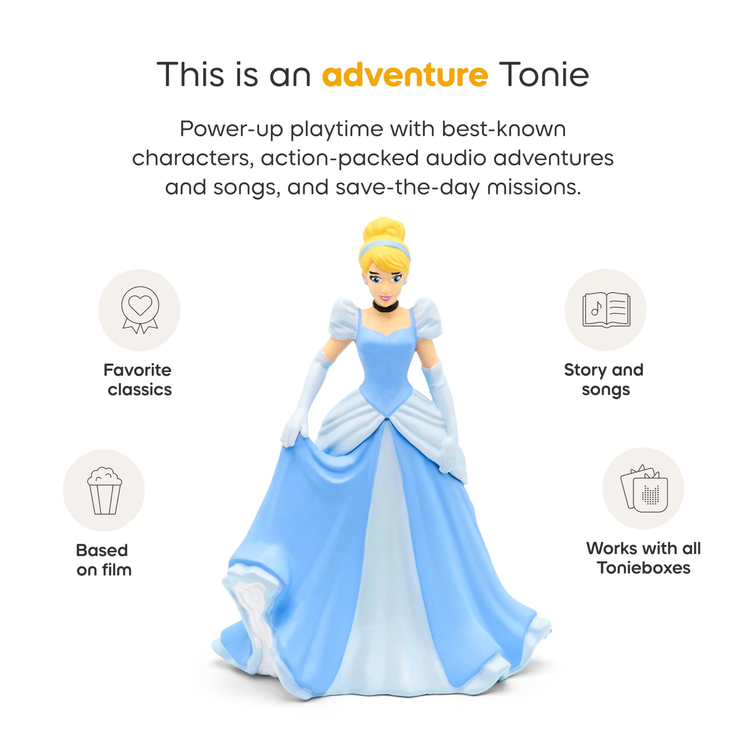Tonies Cinderella Audio Toy Figurine from Disney