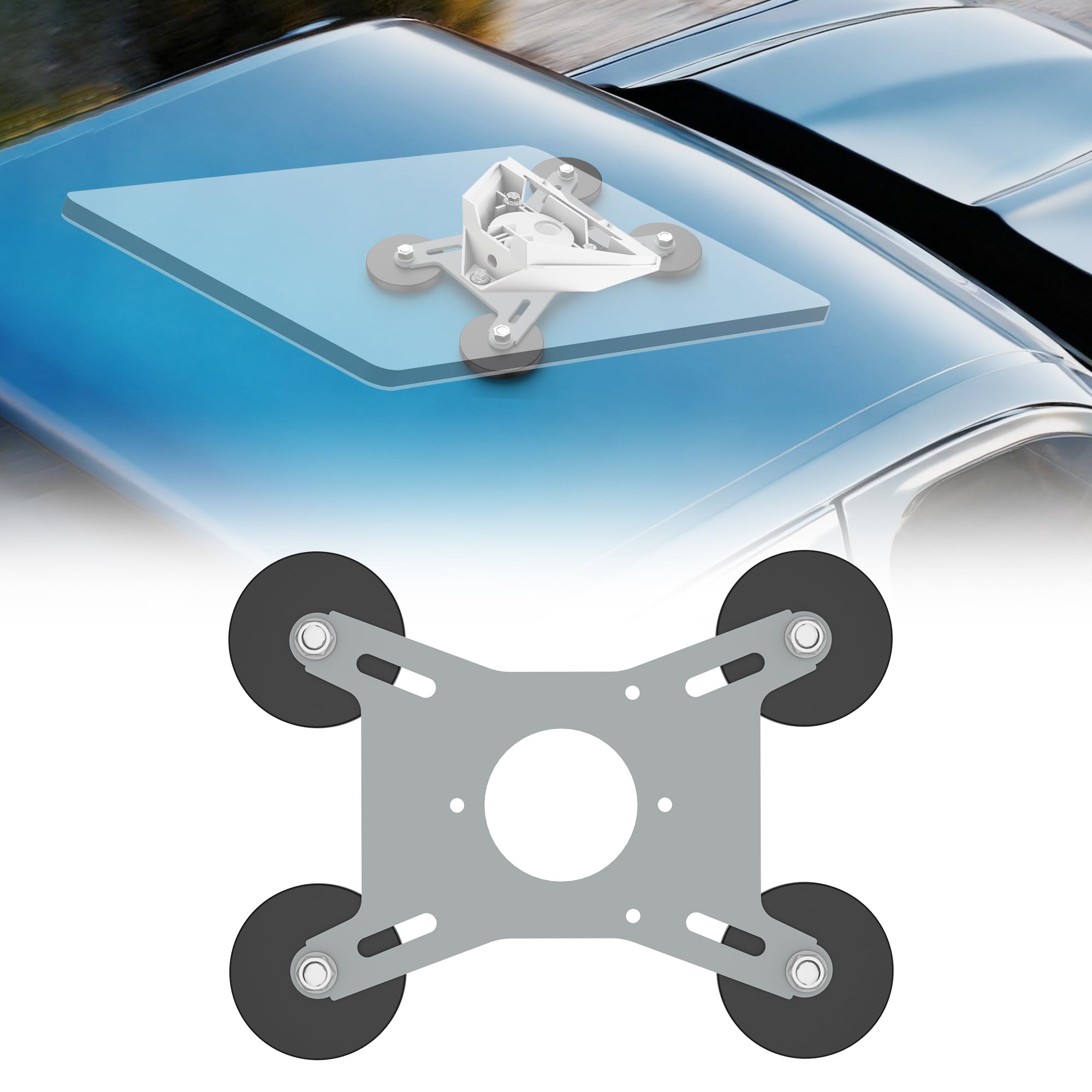 Photo 1 of ?2025 New Version? Starlink Mini Magnetic Roof Mount 264lbs Heavy Duty Magnet Starlink Mini Car RV Truck Mount Accessories for 2025 Version Pipe Adapter(SPX-04176000-501)/Original Kickstand