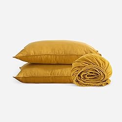 100% Pure French Linen Fitted Sheet Set 1 Fitted