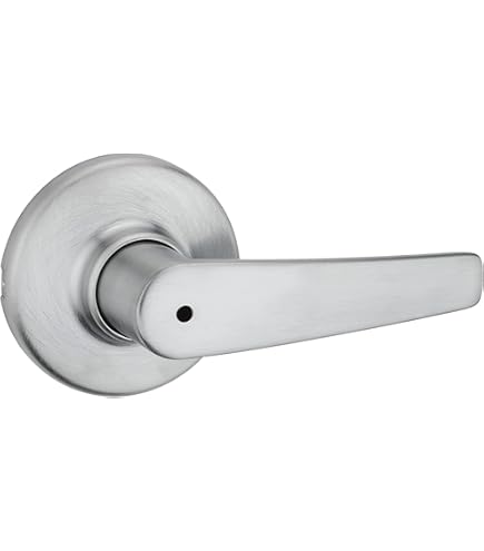 Amazon.com: Kwikset 300DL Max 系列Delta 隱私門把,緞面鎳: 家居裝修