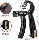 FitBeast Hand Grip Strengthener 5 Pack Adjustable Resistance Kit Black view 2