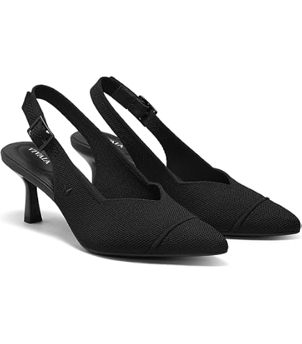 Amazon.com | VIVAIA Anna Pointed Toe Mid Heel Pumps for Women
