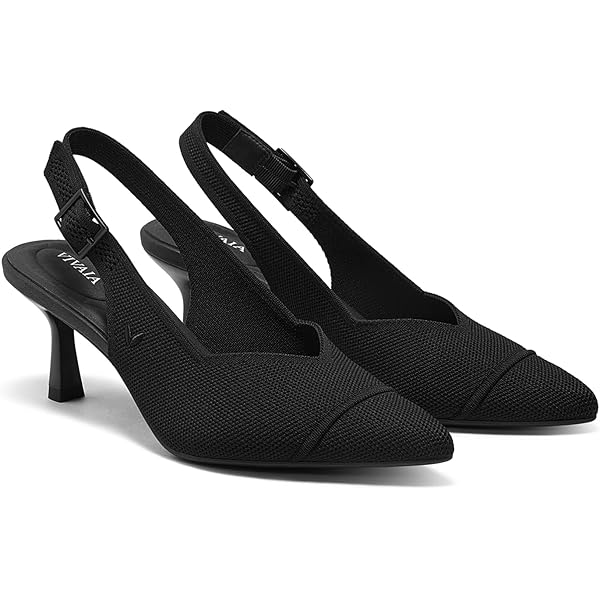 Amazon.com | VIVAIA Anna Pointed Toe Mid Heel Pumps for Women