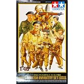 Tamiya 300032526 - WWII Figure Set British Infantry in Europe, Military kit 1:48