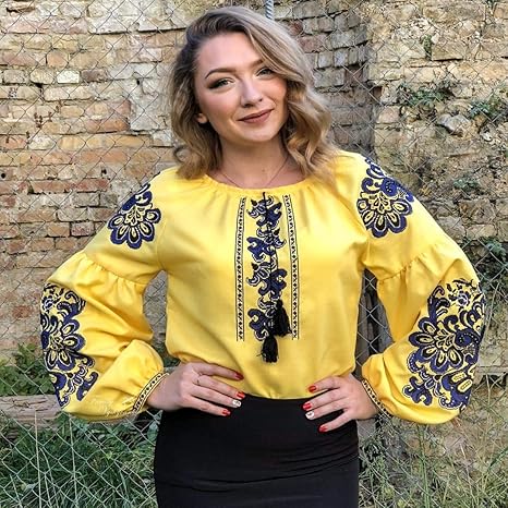 yellow blouse canada