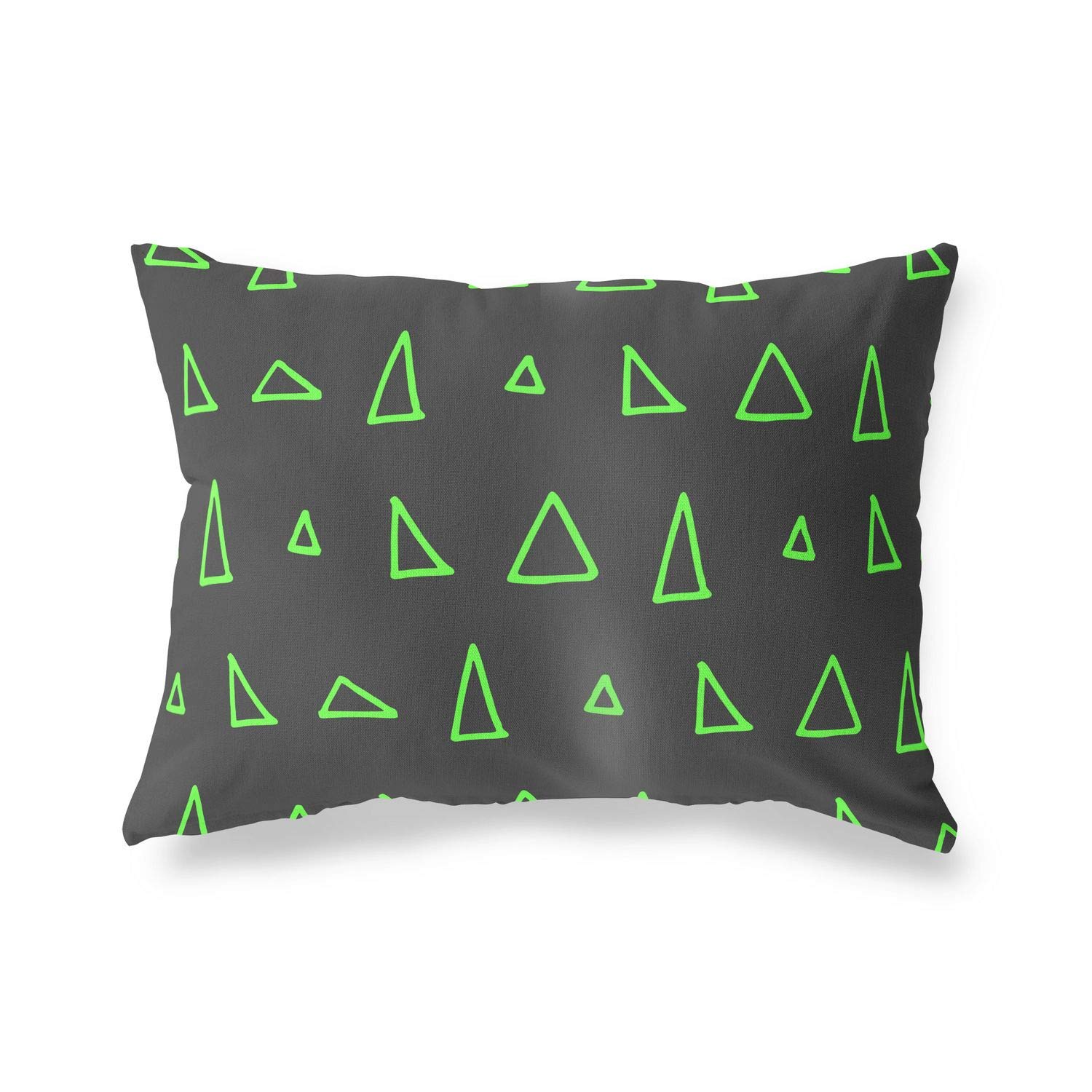 BonaMaison Decorative Cushion Cover, Neon Green Fume Throw Pillow Covers, Home Decorative Pillowcases for Livingroom, Sofa, Bedroom, Size: 45X60 Cm - Designed and Manufactured in Turkey