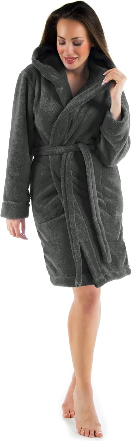 bademantel damen kapuze