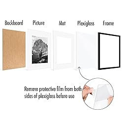 Americanflat 16x20 Picture Frame Set of 5 in Black