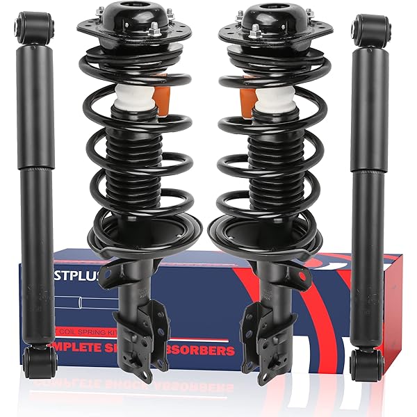 センターバレーDetroit Axle Front Struts w Coil Spring 300 mm Sway Bar Rear